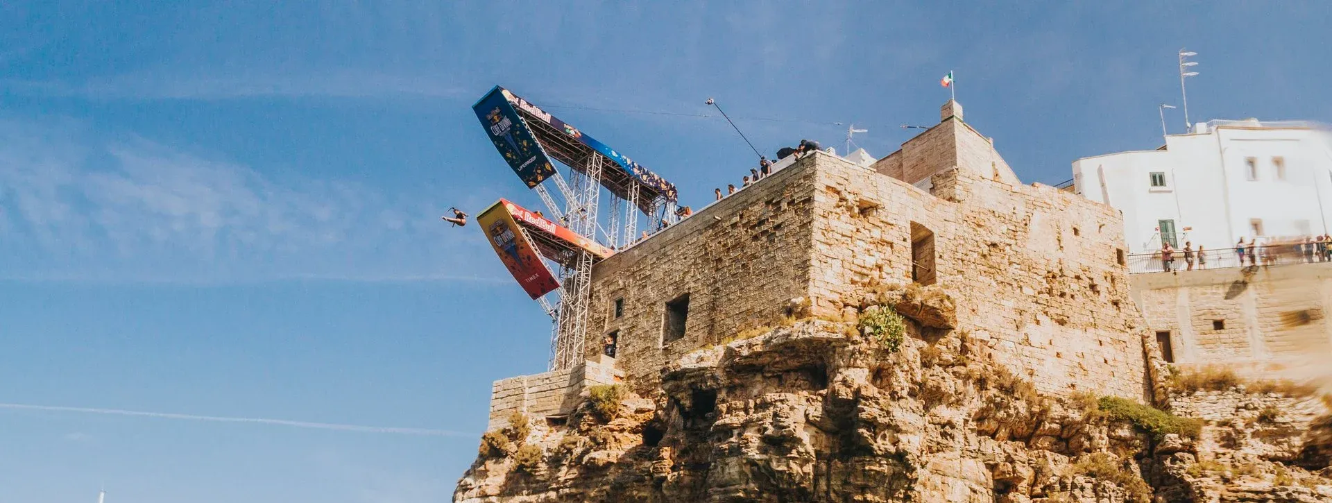 Red Bull Cliff Diving Back to Polignano a mare